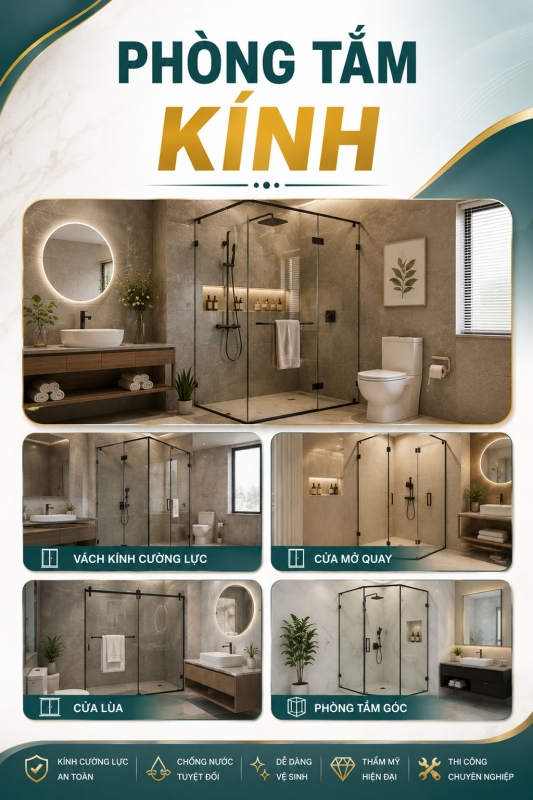 Phòng tắm kính