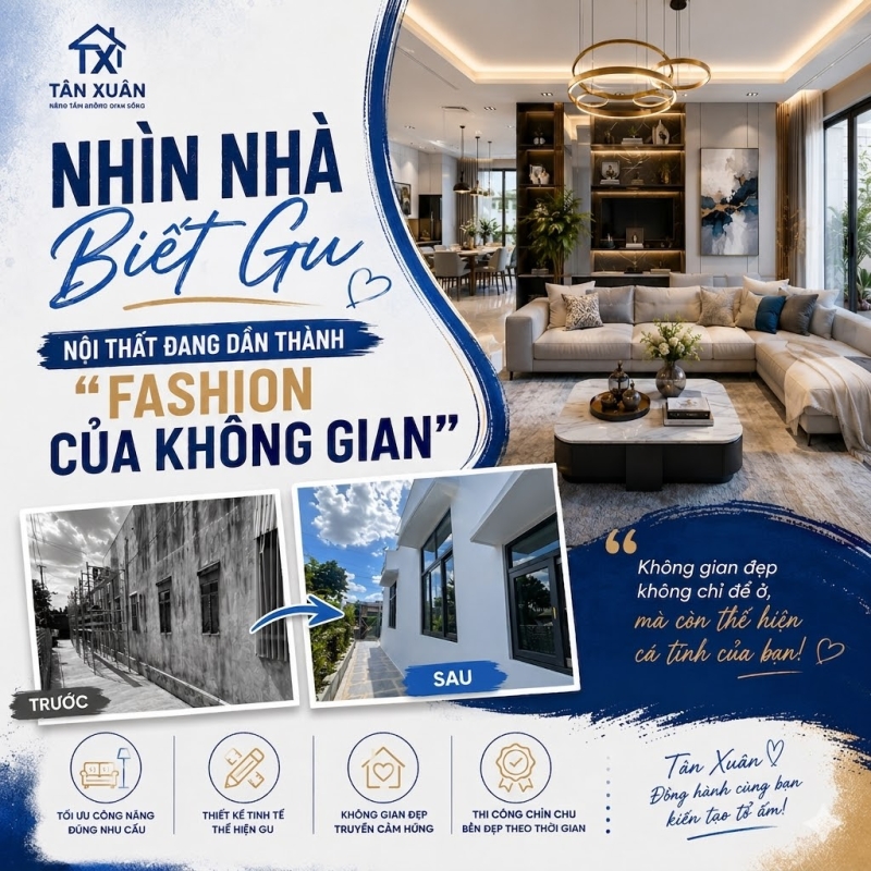 NHÌN NHÀ BIẾT GU: NỘI THẤT ĐANG DẦN THÀNH “FASHION CỦA KHÔNG GIAN”