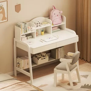 Bàn học sinh kèm giá để sách thông minh B1