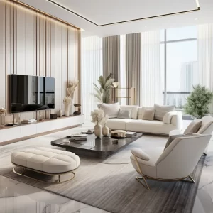 Mẫu thiết kế phòng khách tối giản ưa chuộng hiện nay