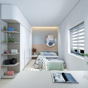 Mẫu phòng ngủ 6m2 đẹp