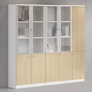 tủ đựng tài liệu gỗ MDF cánh kính