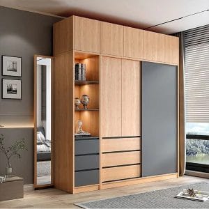 Tủ áo gỗ đóng theo yêu cầu TA1